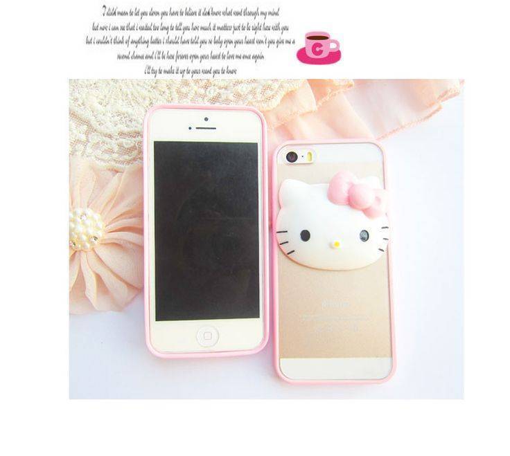 Hình ảnh nguồn hàng Ốp Lưng Nhựa Iphone 4S 5S Hello Kitty Trong Suốt giá sỉ quảng châu taobao 1688 trung quốc về TpHCM